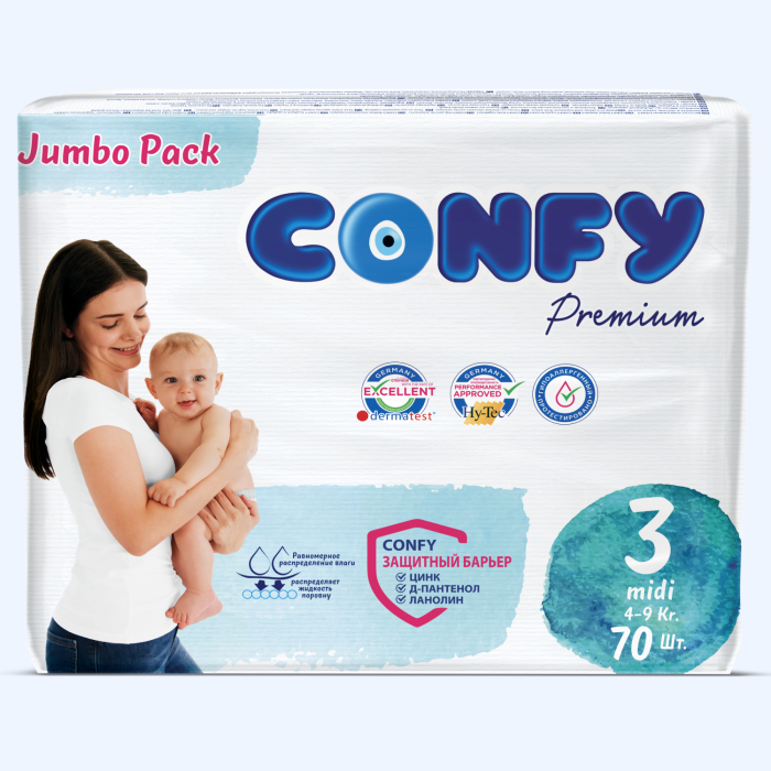  Confy   .3 (4-9 ) Jumbo 70 .