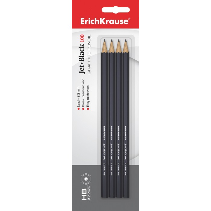  ErichKrause    Jet Black 100 HB 4 .