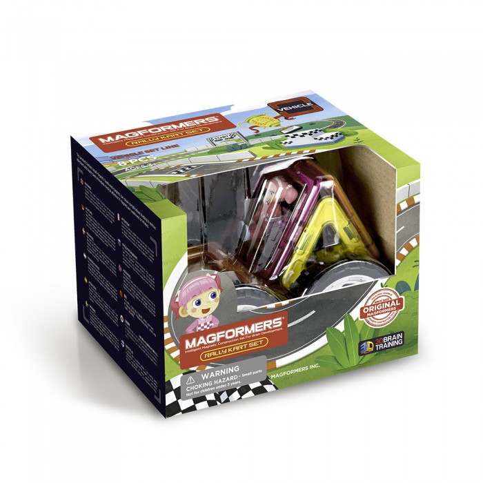  Magformers  Rally Kart Set Girl