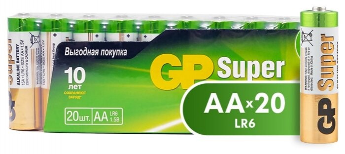  GP   Super Alkaline  (LR6) 20 .