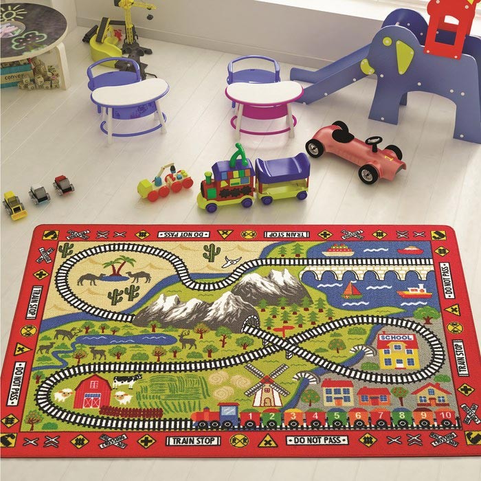  Confetti Kids  Rugs Railway 3  100150 