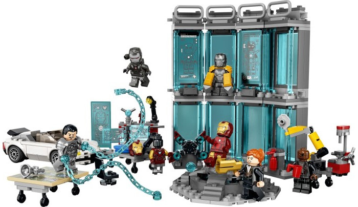  Lego Marvel Iron Man Armory (496 )