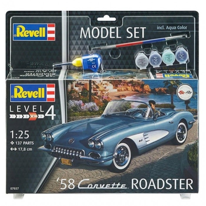  Revell   58 Corvette Roadster