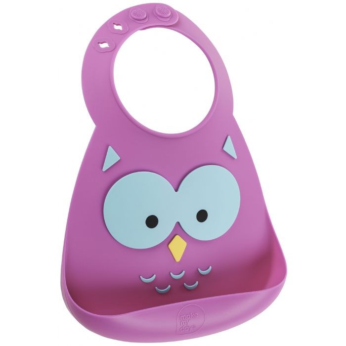  Make my day Baby Bib Owl