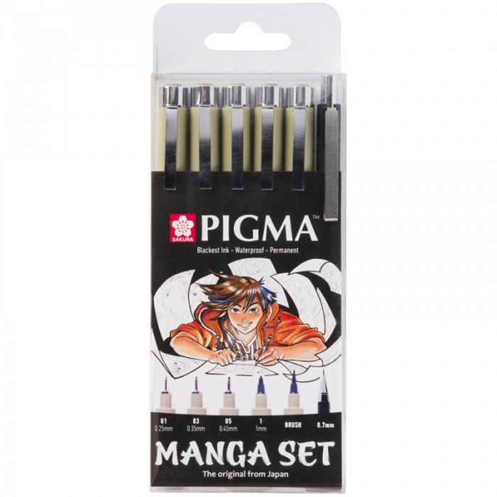  Sakura    Pigma Micron Manga 6 .