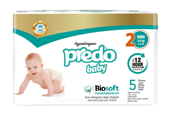  Predo Baby  2 Mini Size (3-6 ) 5 .