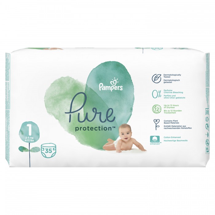  Pampers  Pure Protection .1 (2-5 ) 35 .