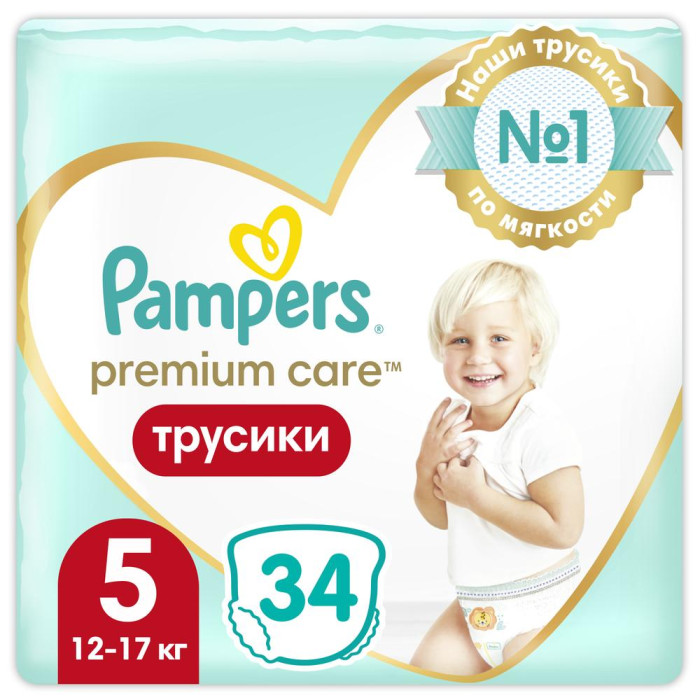  Pampers - Premium Care Pants Junior (12-17 ) 34 .