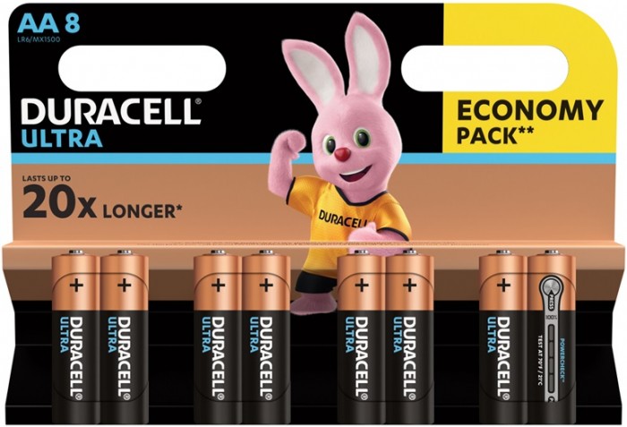  Duracell   UltraPower AA (LR06) 8 .