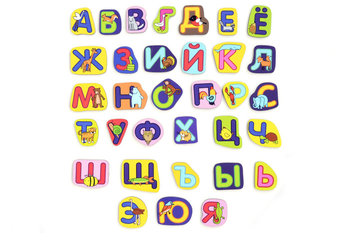 Деревянная игрушка Фабрика Мастер игрушек Алфавит русский Животные