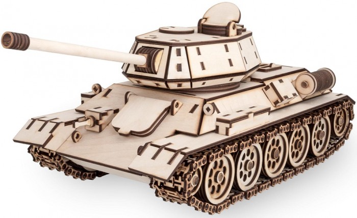 Eco Wood Art  3D EWA  T-34