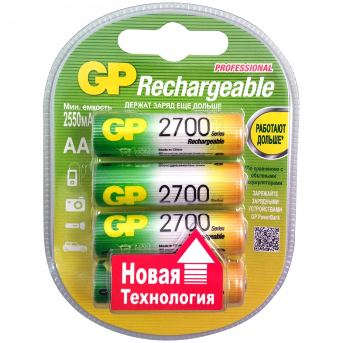  GP  AA (HR06) 2700mAh 4 .