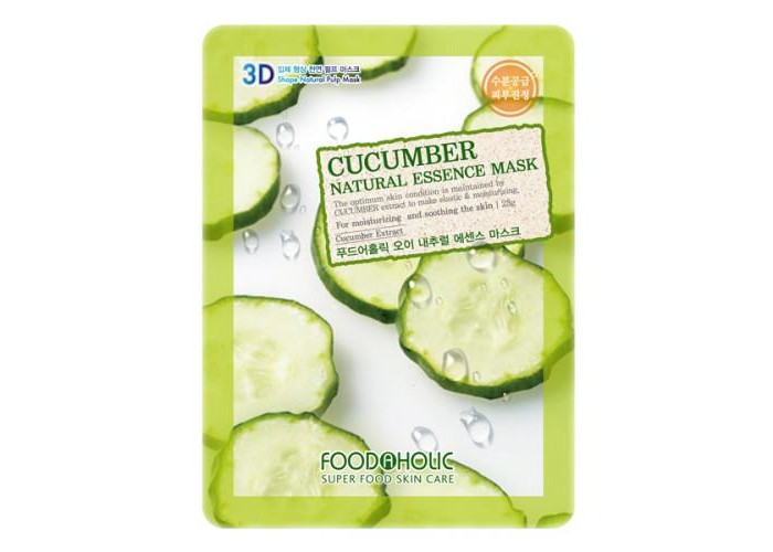  FoodaHolic   3D     Cucumber Natural Essence Mask