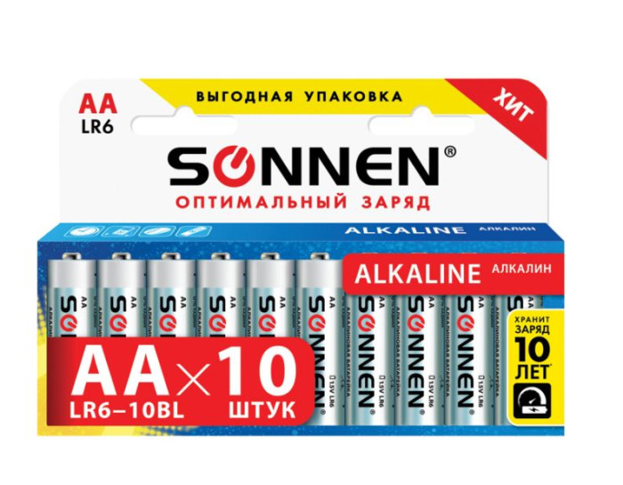  Sonnen  Alkaline  (LR06, 15)  10 .