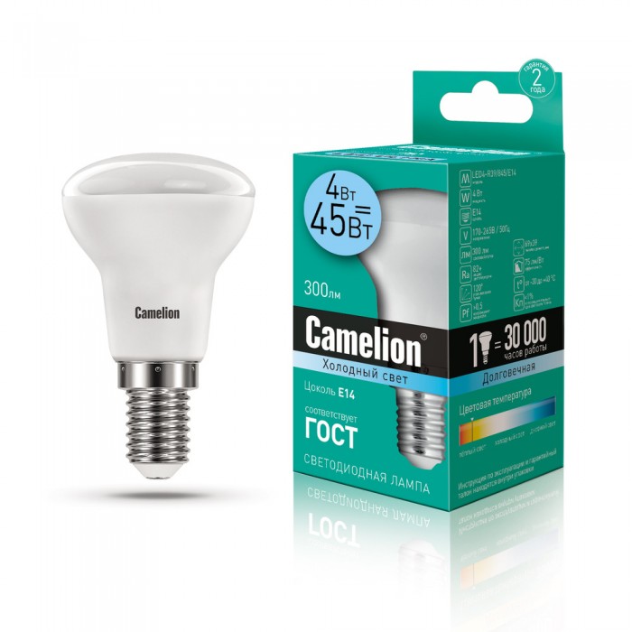  Camelion   LED4-R39/845/E14