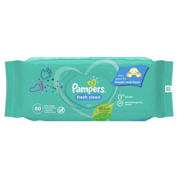  Pampers     Fresh Clean 80 .