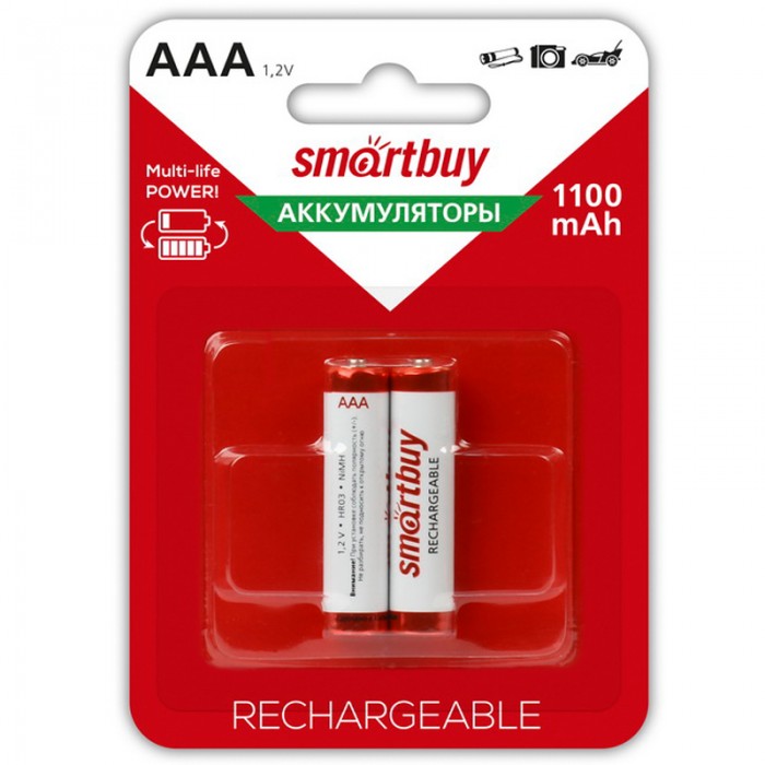  Smart Buy  AA (HR06) 1100mAh Rechargeable 2 .