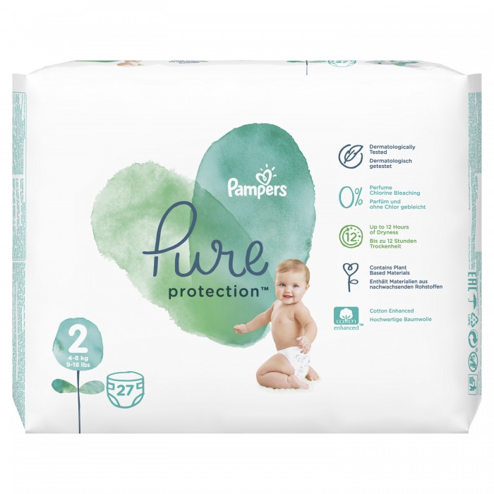  Pampers  Pure Protection .2 (4-8 ) 27 .