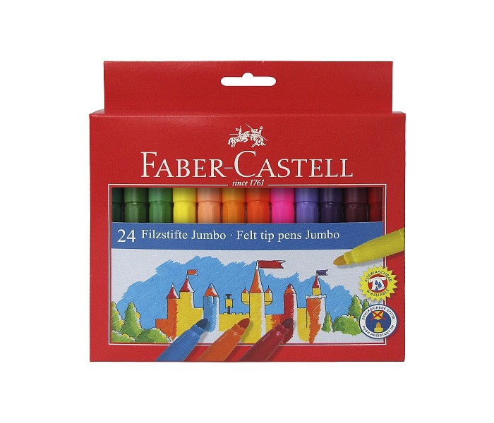  Faber-Castell Jumbo     24 .