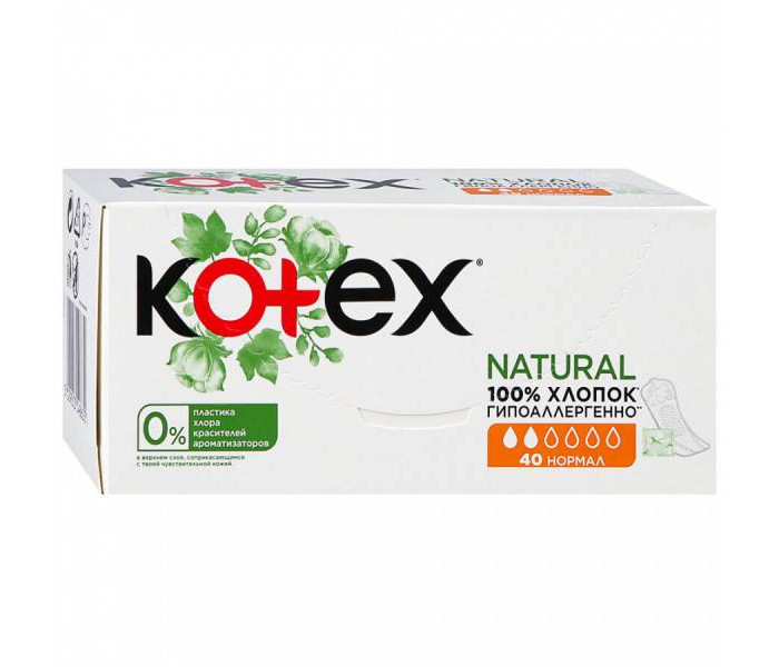  Kotex Natural     40 .