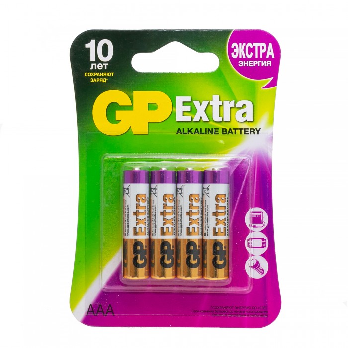  GP Batteries   (LR03) 4 .