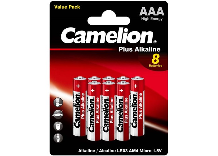  Camelion  Plus Alkaline (LR03) BL-8