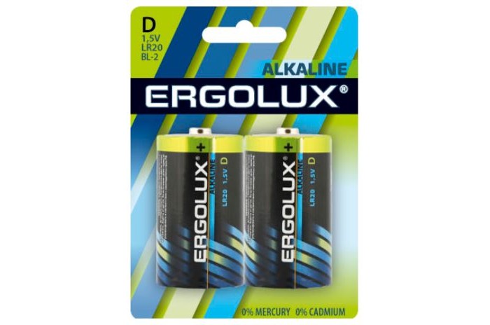  Ergolux  Alkaline BL-2 (D - LR20)