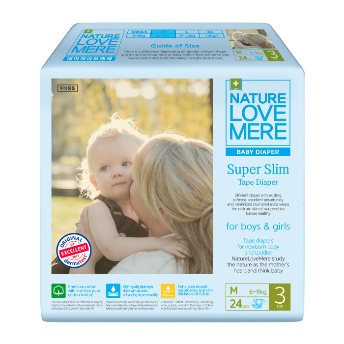  Nature Love Mere   Super Slim M (6-9 ) 24 .