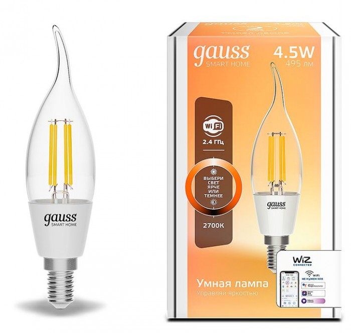  Gauss    Smart Home DIM E14 CF35 4,5 