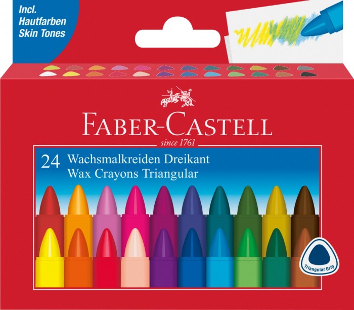  Faber-Castell    Triangular    24 .