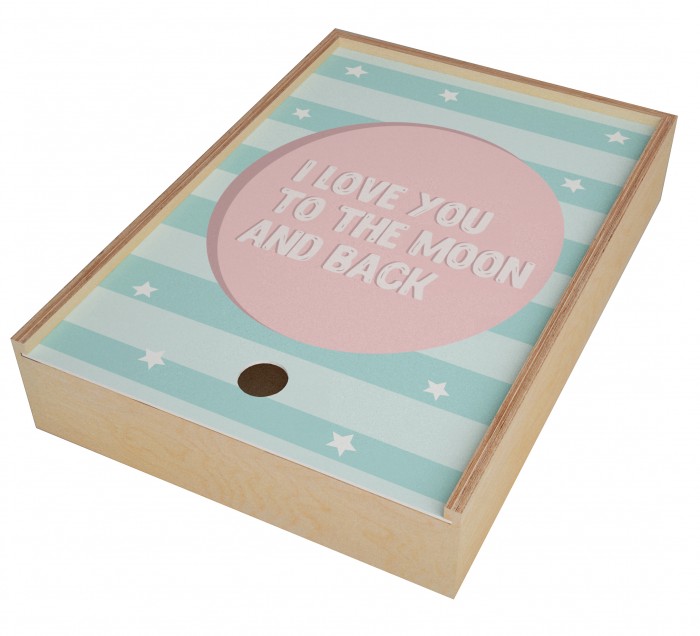      Memory Box I love you to the moon and back 382510 