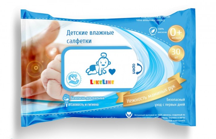  LikeLine Wipes      100%  () 30 .