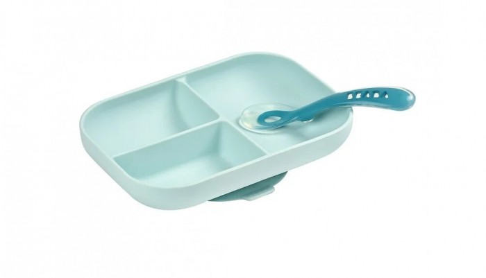  Beaba     Set repas silicone avec ventouse