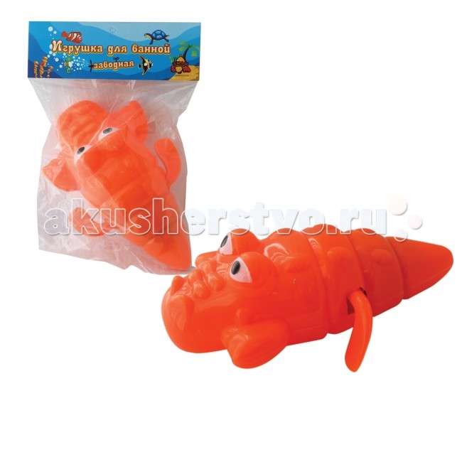 1 Toy Игрушка для ванной Крокодил 15 см