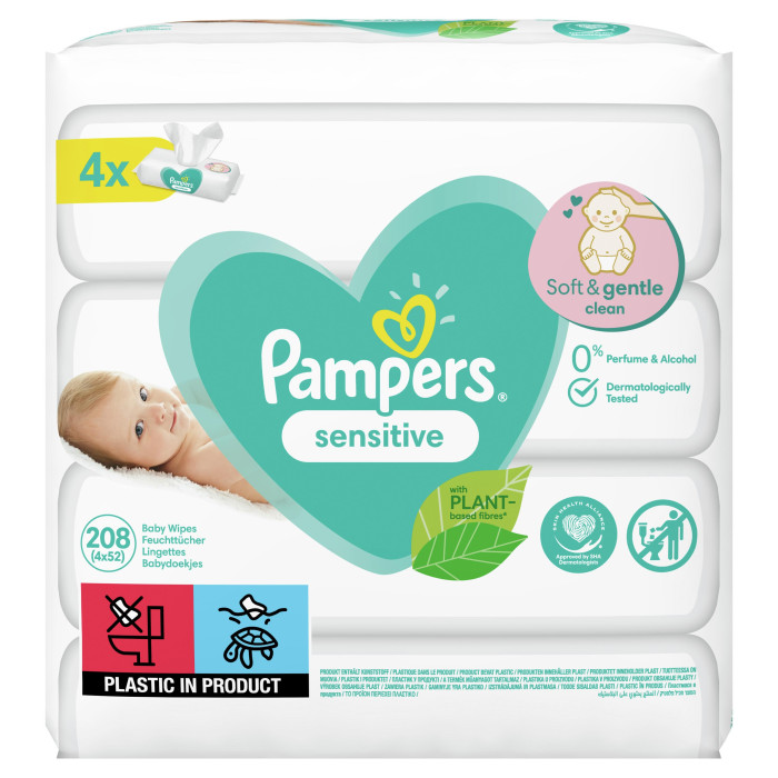  Pampers     Sensitive 208 .