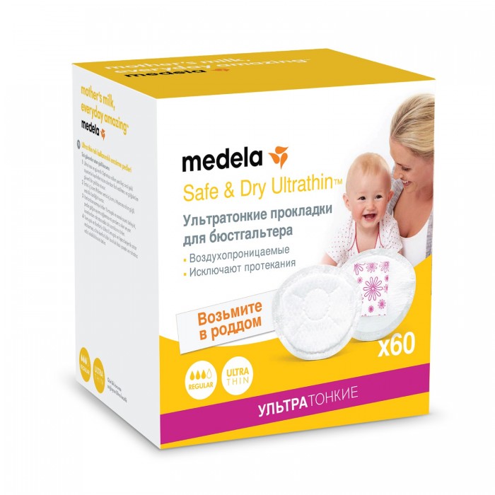  Medela     Safe & Dry Ultra thin (60 .)