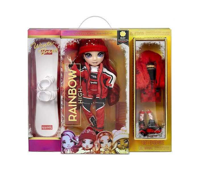  Rainbow High  Winter Break Fashion Doll Ruby Anderson