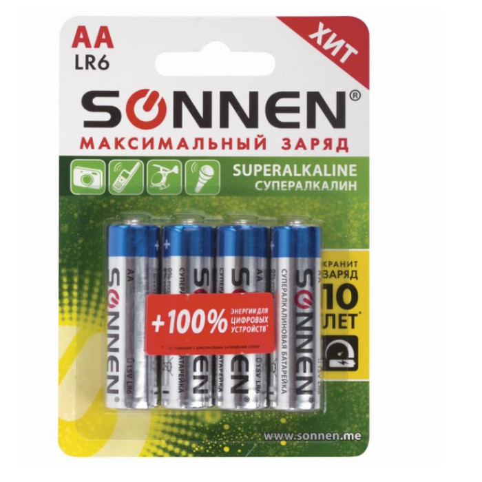  Sonnen  Alkaline  (LR06, 15) 451094  4 .