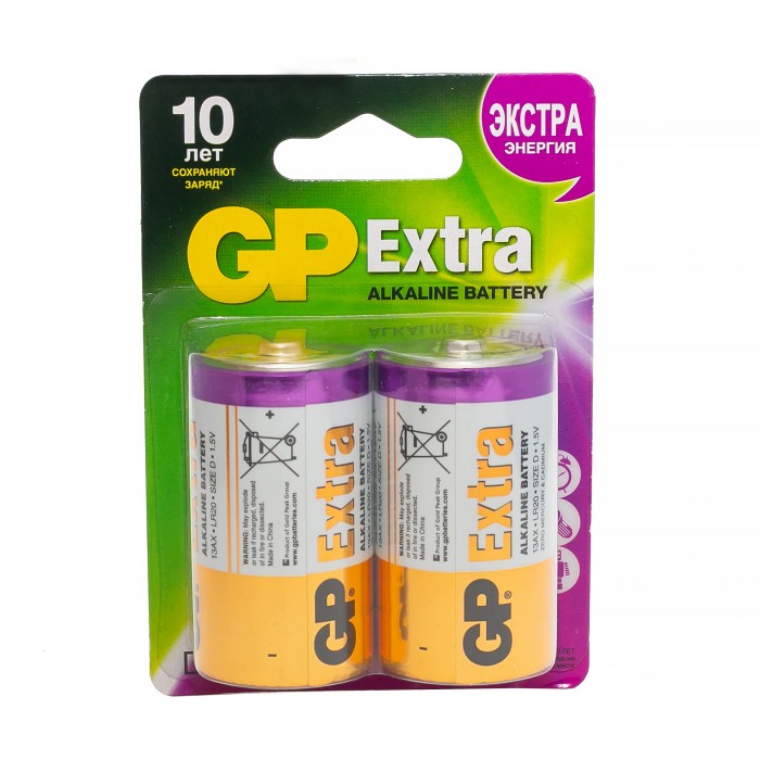  GP Batteries  D (LR20) 2 .