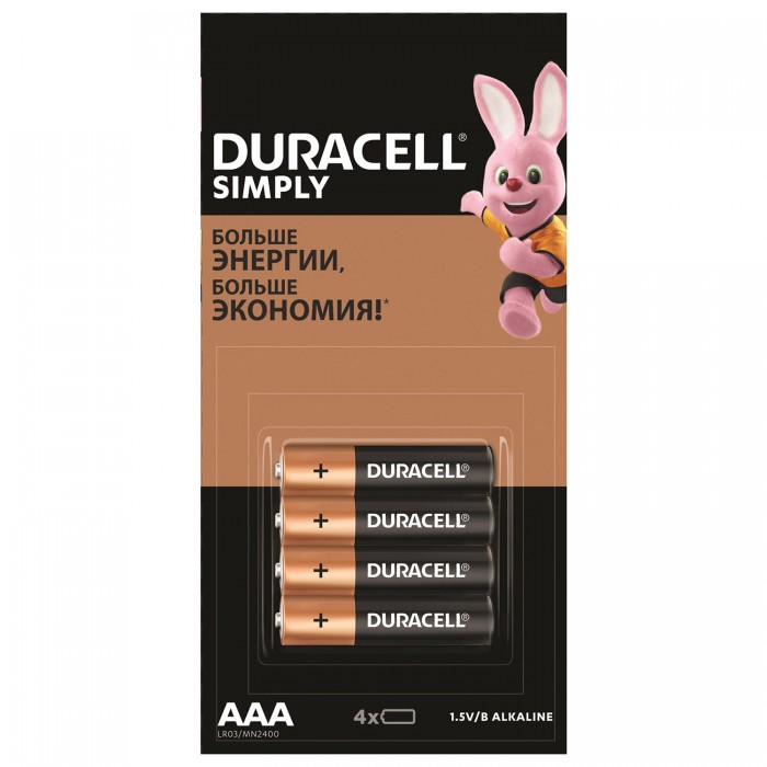  Duracell   Simply AAA (LR03) 4 .