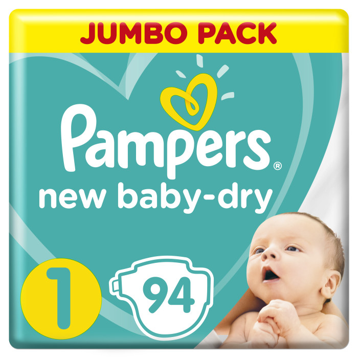  Pampers  New Baby-Dry   .1 (2-5 ) 94 .