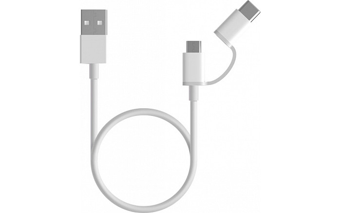  Xiaomi USB- Mi 2-in-1 USB Cable Micro-USB to Type-C 100 