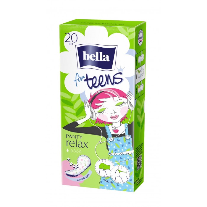  Bella     For teens Panty relax deo 20 .