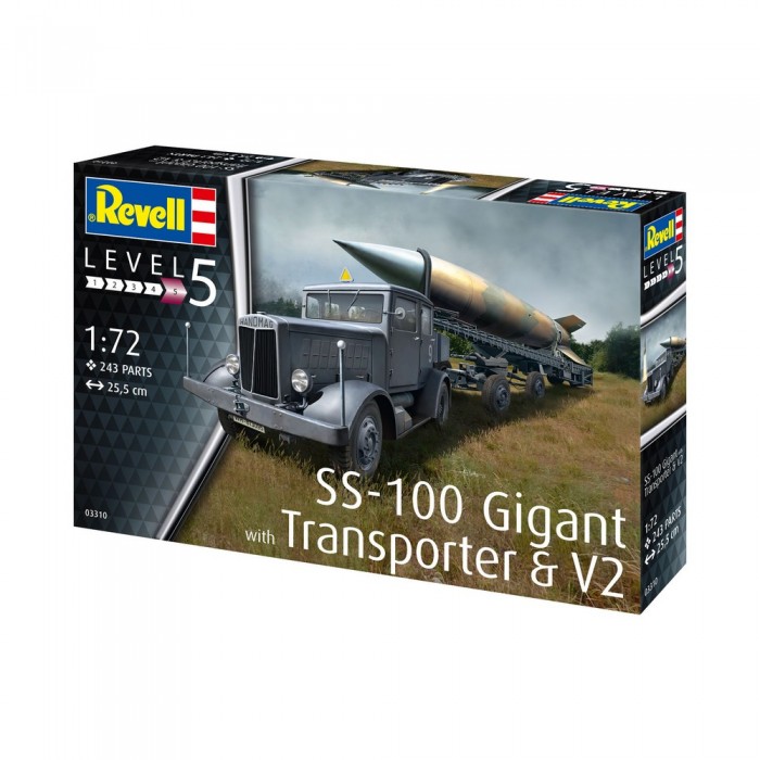 Revell     SS-100 Gigant + Transporter + V2