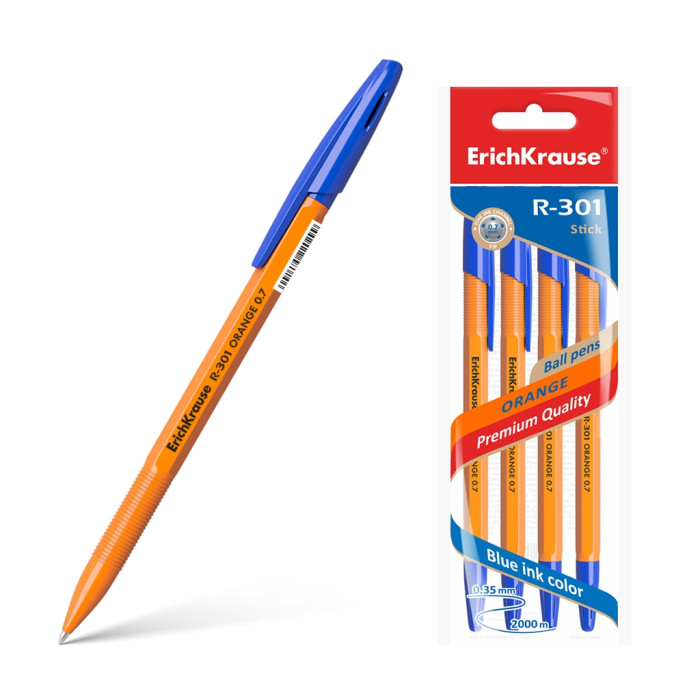  ErichKrause   R-301 Orange Stick 0.7 4 .