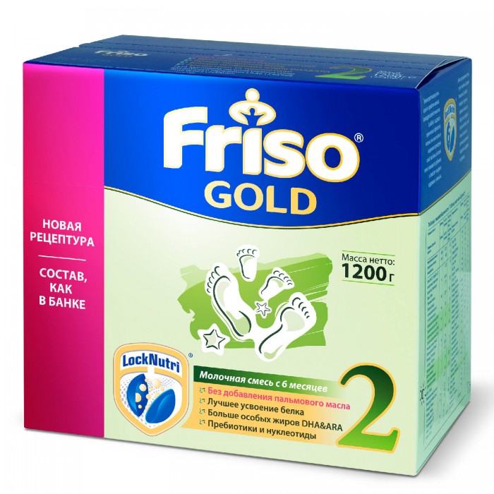  Friso  New 2 Gold Lock Nutri 6-12  1200 