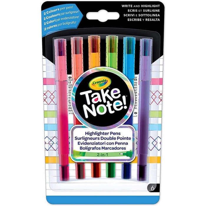  Crayola   Take Note 6 .