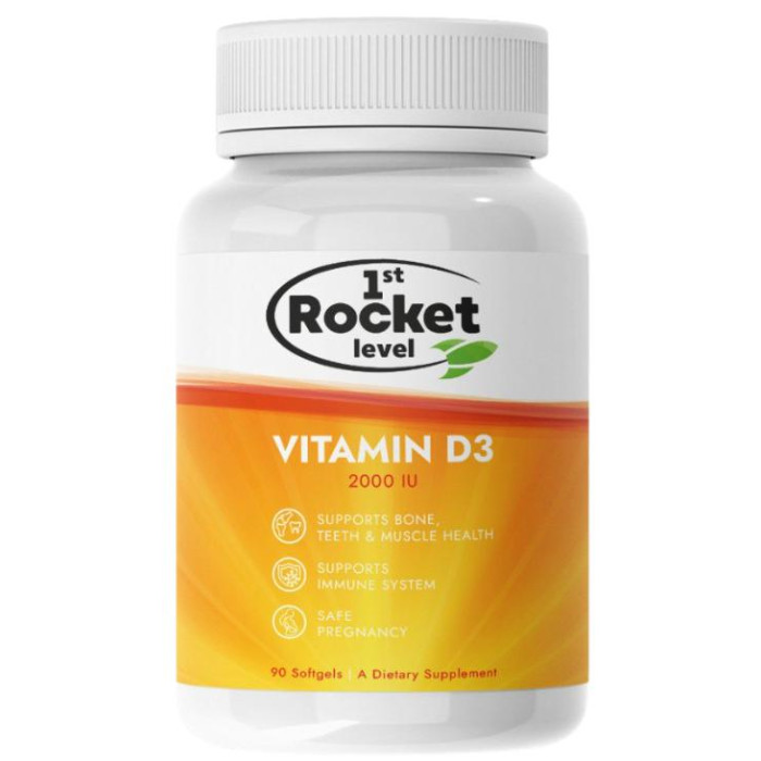  1st Rocket Level Vitamin D3 2000ME 90 