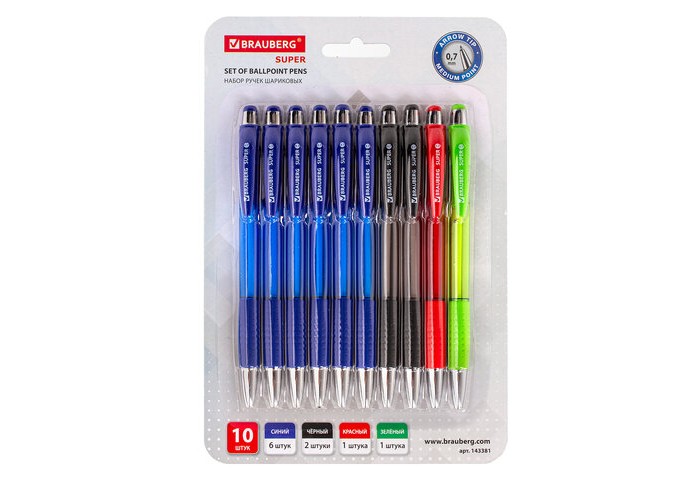  Brauberg       Multicolor Super 10 .