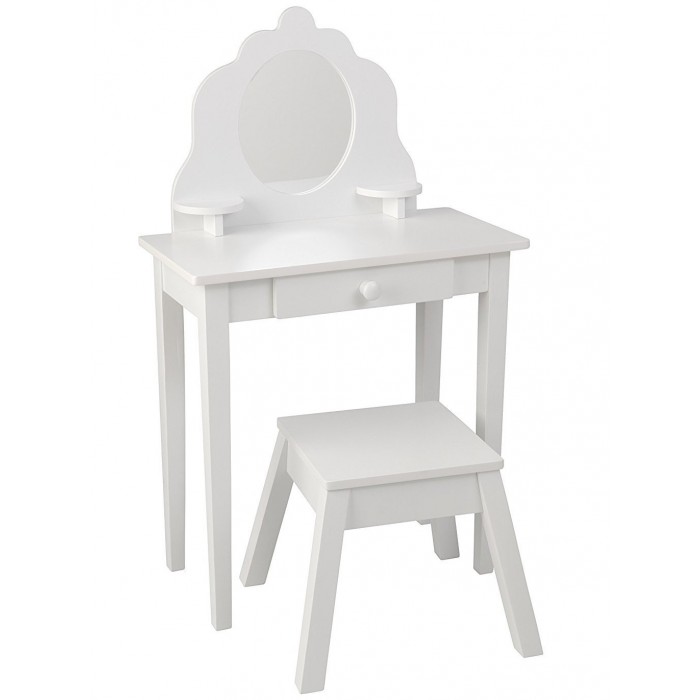  KidKraft        (White Medium Vanity & Stool)